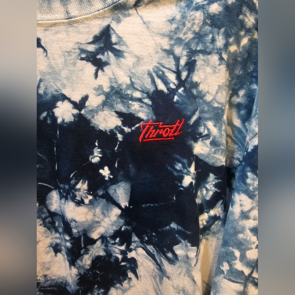 Tie-Dye tshirt with Red Logo